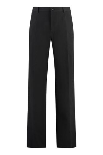 Blend Cotton Trousers - Dolce & Gabbana - Modalova