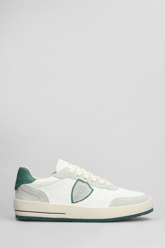 Nice Low Sneakers In Suede And Leather - Philippe Model - Modalova