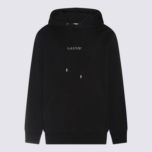 Lanvin Black Cotton Sweatshirt - Lanvin - Modalova