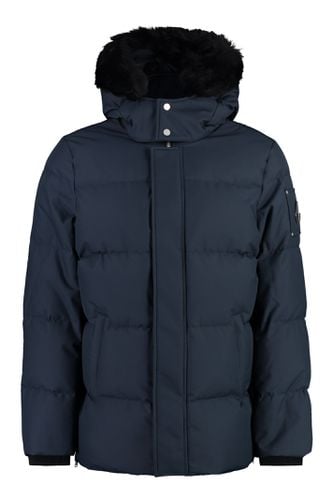 Hooded Nylon Down Jacket - Moose Knuckles - Modalova