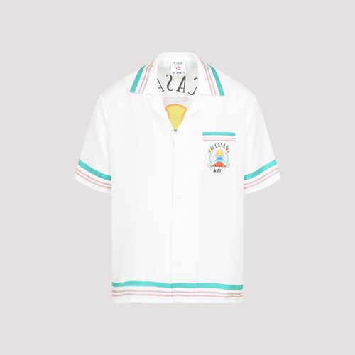 Casablanca Cuban Collar Shirt - Casablanca - Modalova