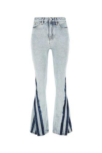 Koché Denim Flared Leg Pant - Koché - Modalova