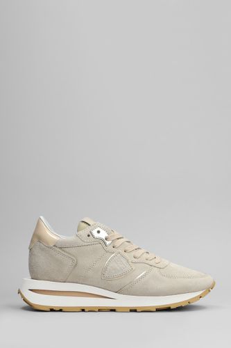 Tropez Haute Sneakers In Suede - Philippe Model - Modalova