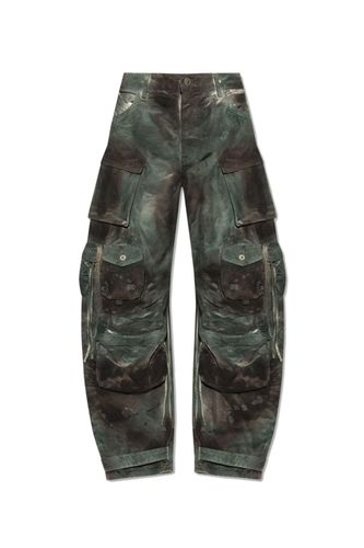 Distressed Cargo Trousers - The Attico - Modalova