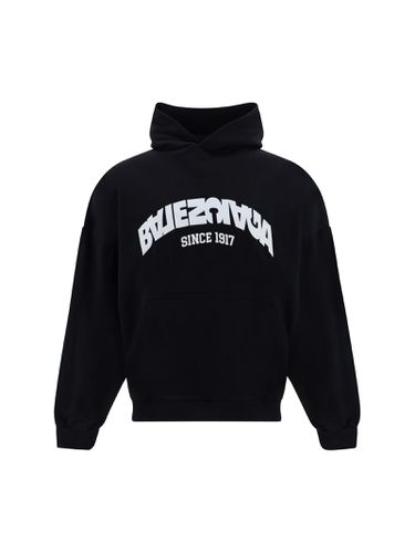 Balenciaga Back Flip Logo Hoodie - Balenciaga - Modalova