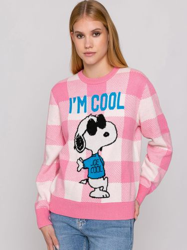 Woman Sweater With Snoopy Im Cool Print Snoopy - Peanuts Special Edition - MC2 Saint Barth - Modalova