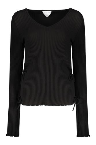 Cotton V-neck Sweater - Bottega Veneta - Modalova