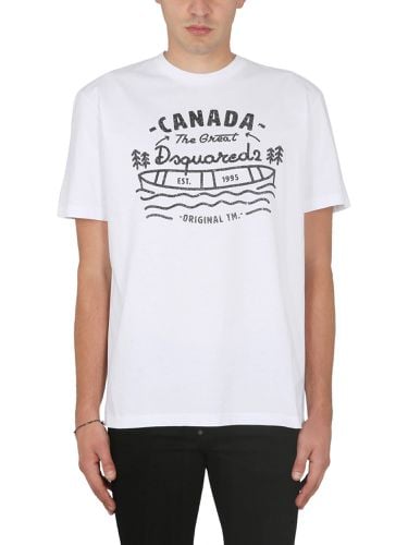 Dsquared2 Logo Print T-shirt - Dsquared2 - Modalova