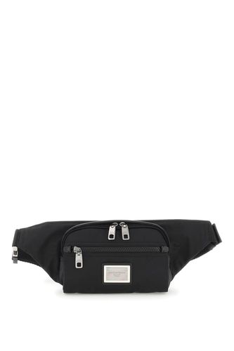 Backpack With Jacquard Logo - Dolce & Gabbana - Modalova