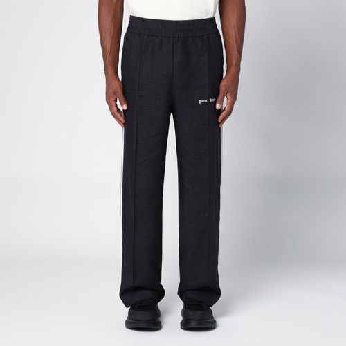 Anthracite Linen Sports Trousers - Palm Angels - Modalova