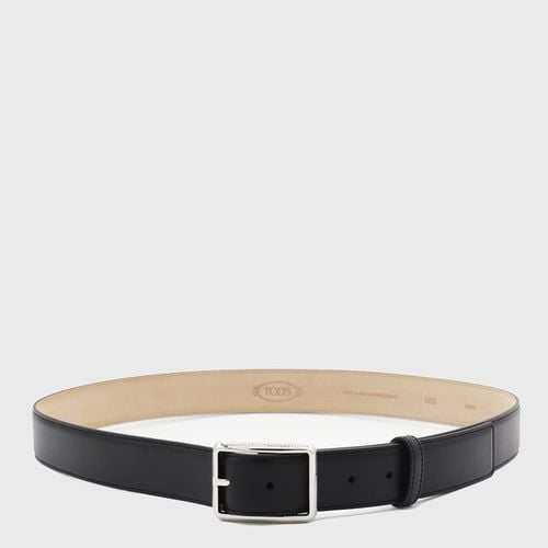 Tod's Black Leather Belt - Tod's - Modalova