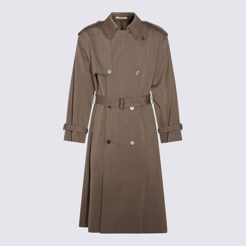 Auralee Brown Wool Trench Coat - Auralee - Modalova