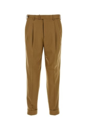 Camel Stretch Wool Blend Pant - PT Torino - Modalova