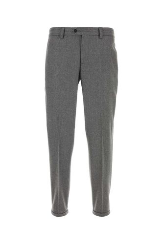 Dark Grey Stretch Wool Pant - PT Torino - Modalova