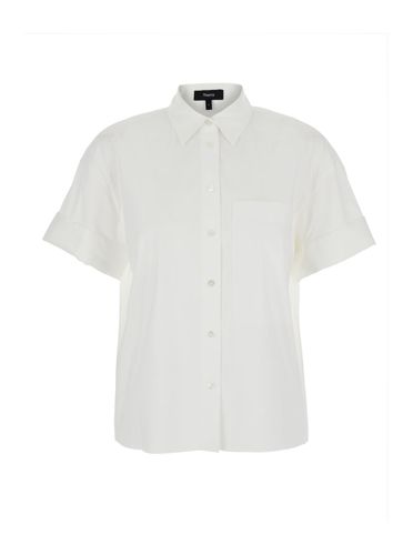 Shirt With Classic Collar In Cotton Blend Woman - Theory - Modalova