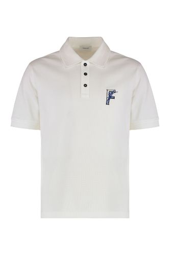 Ferragamo Cotton-piqué Polo Shirt - Ferragamo - Modalova