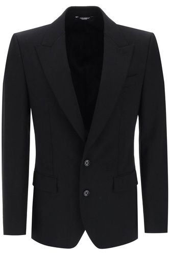 Single-breasted Wool Jacket - Dolce & Gabbana - Modalova