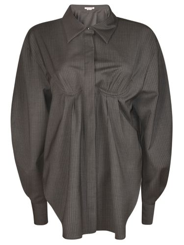 Cut-out Back Striped Blouse - Alessandro Vigilante - Modalova