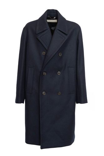 Double-breasted Long Sleeved Coat - Dries Van Noten - Modalova