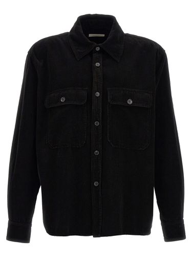 Saint Laurent Ribbed Velvet Shirt - Saint Laurent - Modalova