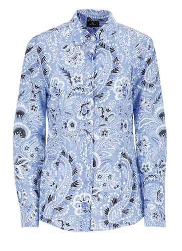 Etro Cotton And Silk Shirt - Etro - Modalova