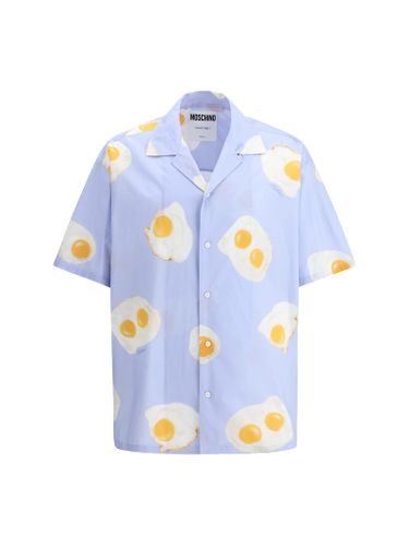 Moschino Printed Short Sleeve Shirt - Moschino - Modalova