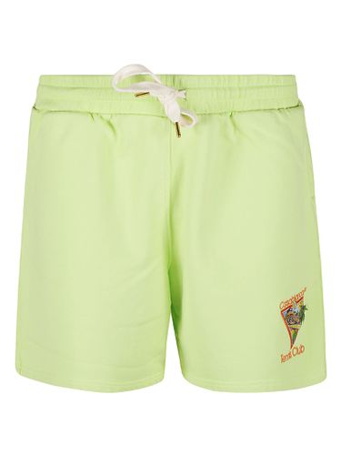 Afro Cubism Tennis Club Embroidered Sweatshorts - Casablanca - Modalova