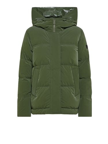 Anish Short Down Jacket In Green Matt Nylon - Peuterey - Modalova