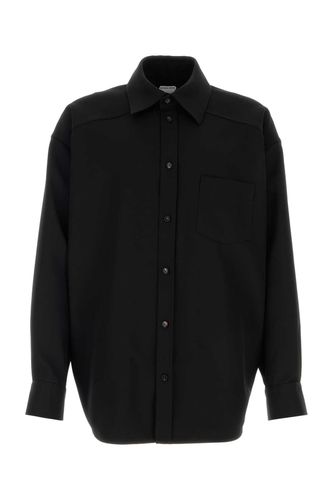 Bottega Veneta Black Twill Shirt - Bottega Veneta - Modalova