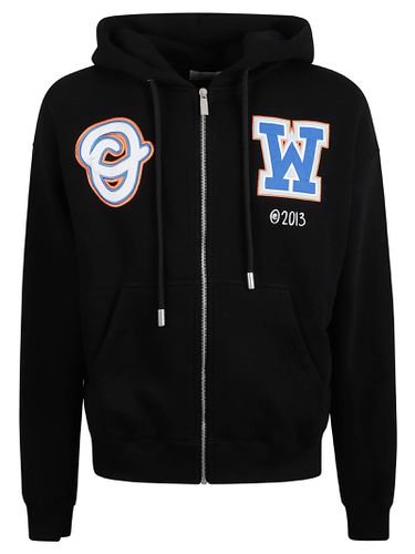 Wiz Patch Zip Skate Hoodie - Off-White - Modalova