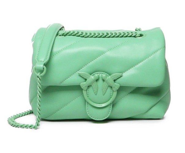 Love Bird Quilted Crossbody Bag - Pinko - Modalova