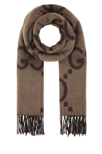 Gucci Embroidered Cashmere Scarf - Gucci - Modalova