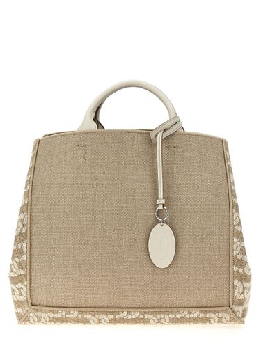 Tod's Logo Canvas Shopping Bag - Tod's - Modalova