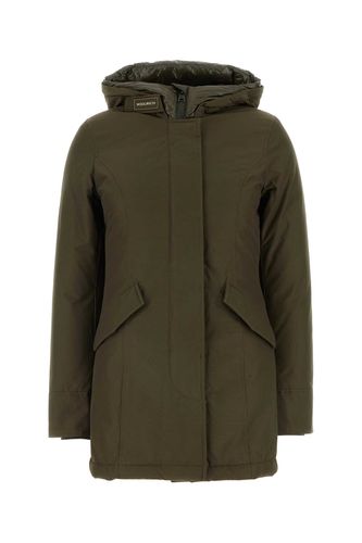 Army Green Cotton Down Jacket - Woolrich - Modalova