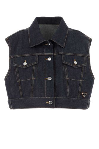 Prada Denim Vest - Prada - Modalova