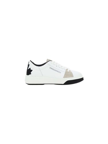 Dsquared2 White Leather Sneakers - Dsquared2 - Modalova