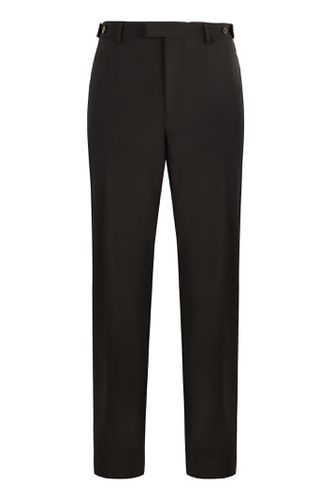 Wool Blend Tailored Trousers - Emporio Armani - Modalova