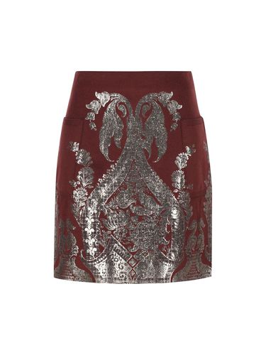 Etro Metallic Printed Mini Skirt - Etro - Modalova