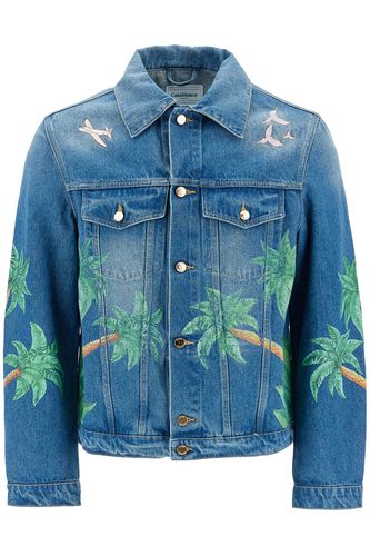 Casablanca Denim Tennis Club Jacket - Casablanca - Modalova