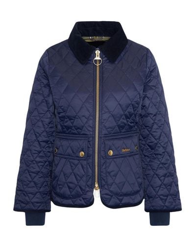 Logo Embroidered Quilted Jacket - Barbour - Modalova