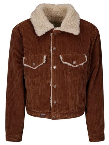 Unisex Sherpa Corduroy Trucker Jacket Woven - ERL - Modalova