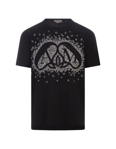 T-shirt With Enlarged Charm Print - Alexander McQueen - Modalova