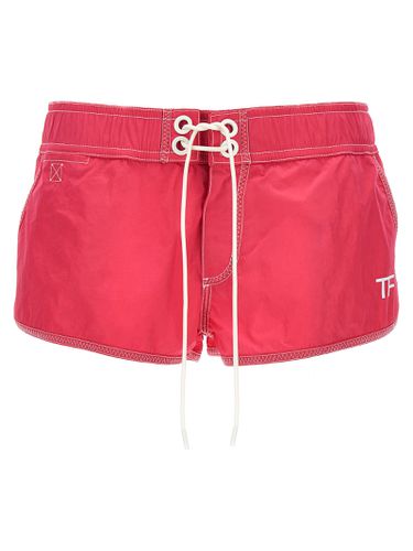 Tom Ford Logo Nylon Shorts - Tom Ford - Modalova