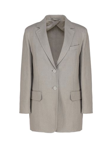 Max Mara Oversized Jacket In Linen - Max Mara - Modalova