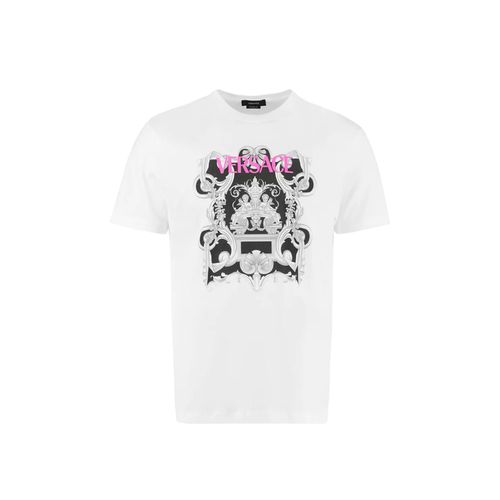 Versace Cotton Printed T-shirt - Versace - Modalova