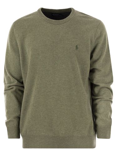 Crew-neck Wool Sweater - Polo Ralph Lauren - Modalova