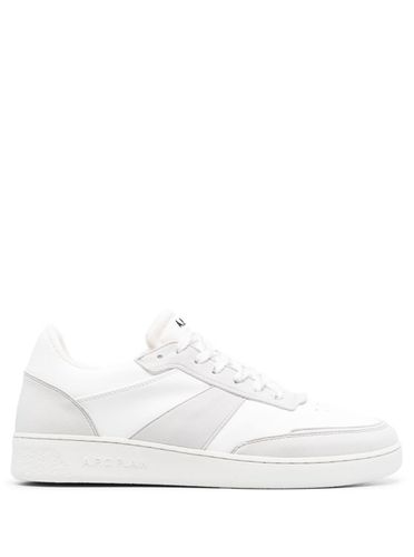 A. P.C. Low Top Sneakers With Embossed Logo In Faux Leather - A.P.C. - Modalova