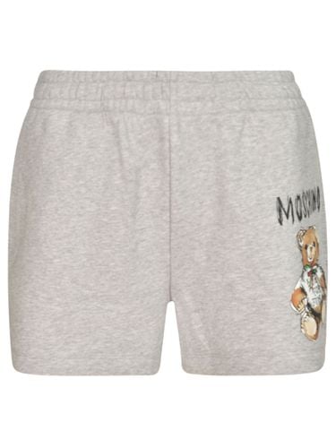 Moschino Logo Bear Shorts - Moschino - Modalova