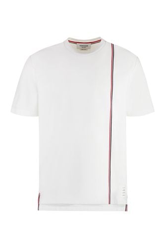 Thom Browne Logo Cotton T-shirt - Thom Browne - Modalova