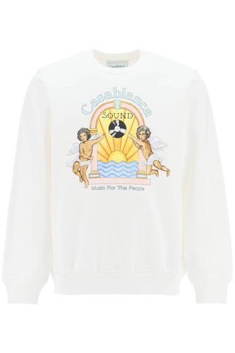 Studio De Musique Printed Sweatshirt - Casablanca - Modalova